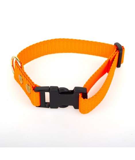 Krage med vävband - orange