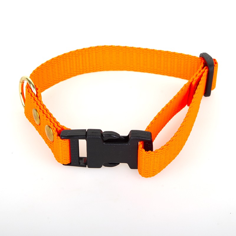 Krage med vävband - orange