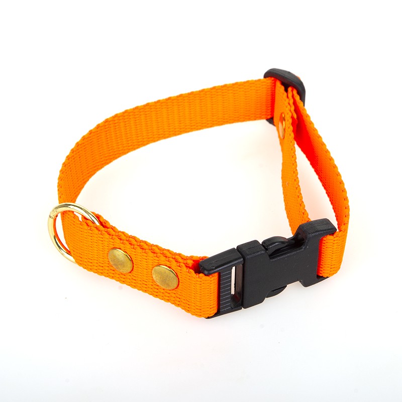 Krage med vävband - orange