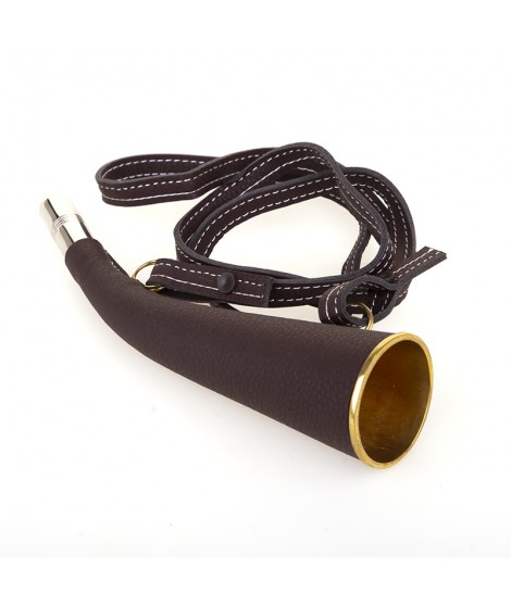 NordicHunt - Signalhorn Lux med läder 23 cm