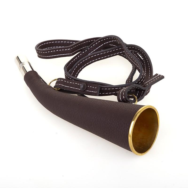 NordicHunt - Signalhorn Lux med läder 23 cm