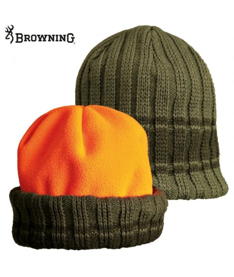 Browning Polarfleece - vändbar stickad mössa.