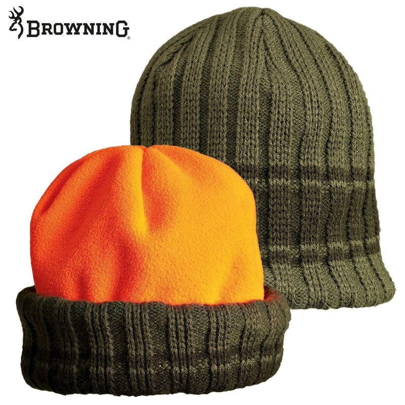 Browning Polarfleece - vändbar stickad mössa.