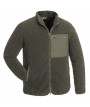 Pinewood - Pile Fleece Jacka - Mörkgrön