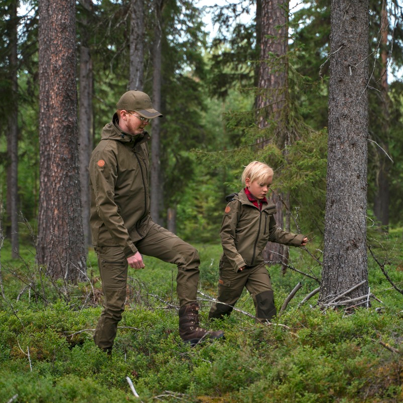 Pinewood Lappland byxa barn - Stormblå/Svart