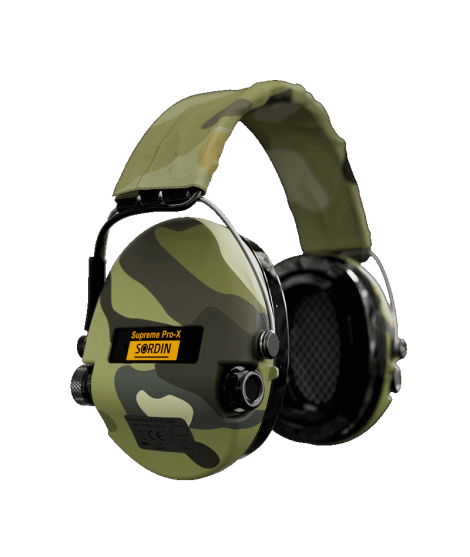 Sordin Pro X LED H2 - Camo - Gelringar