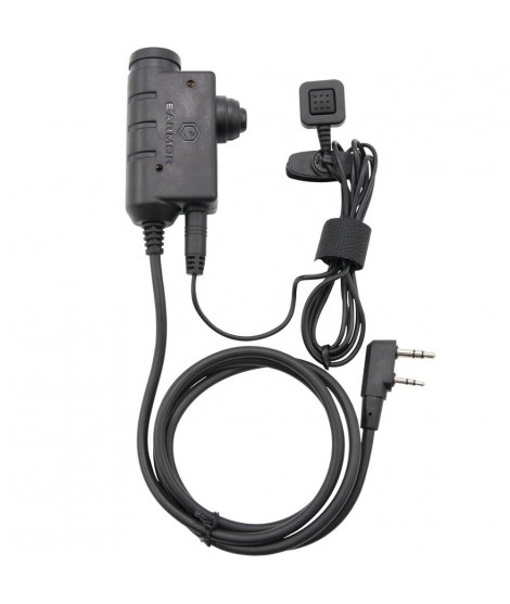Earmor M52 PTT för Motorola 2 pin - Med lös fingerknapp