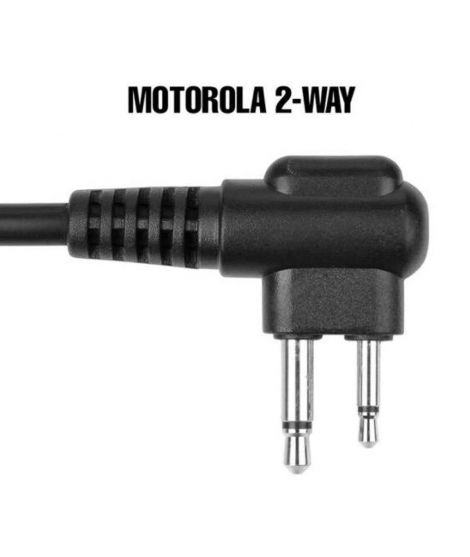 Earmor M52 PTT för Motorola 2 pin - Med lös fingerknapp