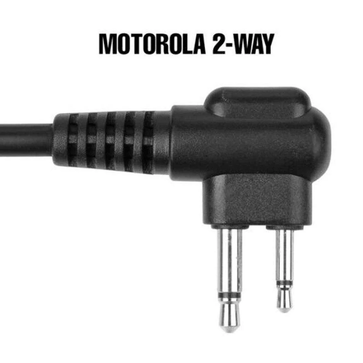 Earmor M52 PTT för Motorola 2 pin - Med lös fingerknapp