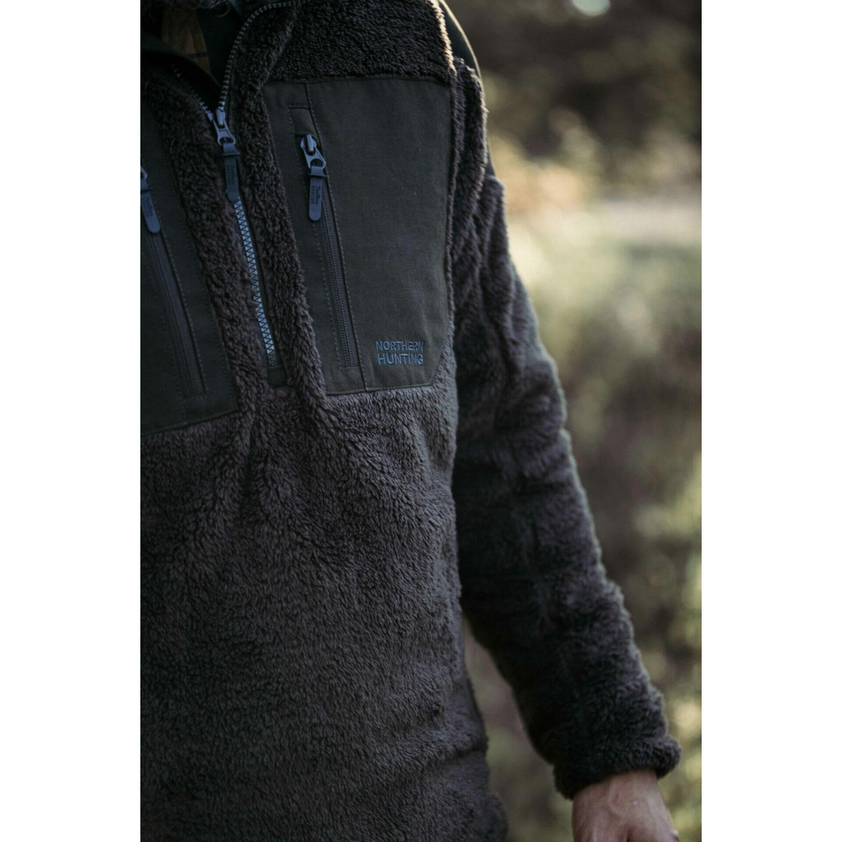 Northern Hunting - Hjort Mörkgrön - Anorak tröja